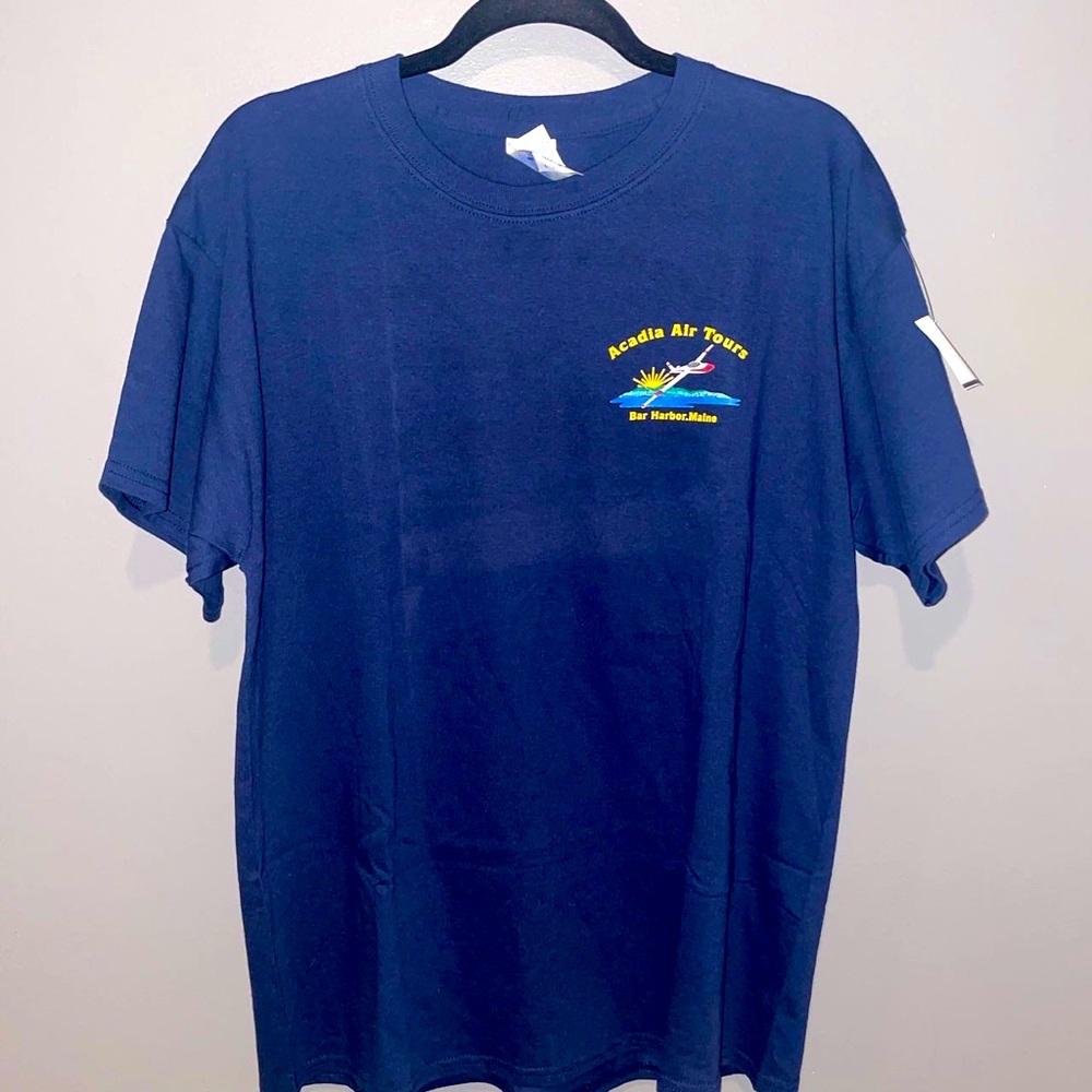 Navy blue Arcadia Air Tours T-Shirt 
Size: Large
Price: $20